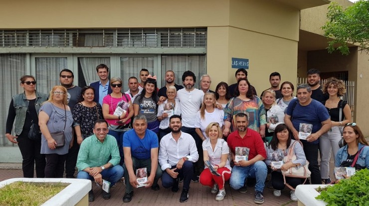 Pablo Alaniz y Federico Pinedo en barrio Centro